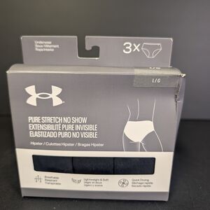 Under Armour Black Women's Hipster Briefs - 3 Pack